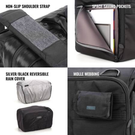 Tenba Cineluxe v2 Shoulder Bag 24 Hightop - torba fotograficzna - możliwości